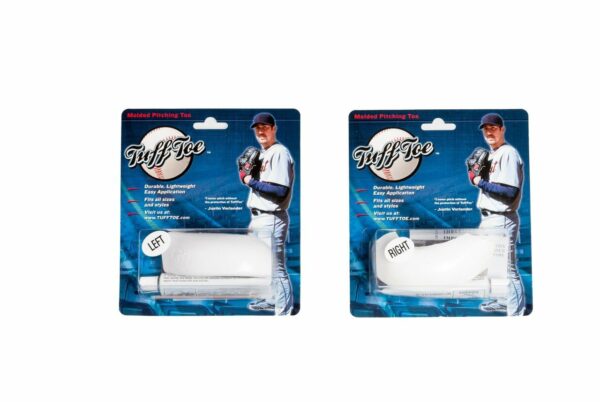Pitcher cleat guard protectors white