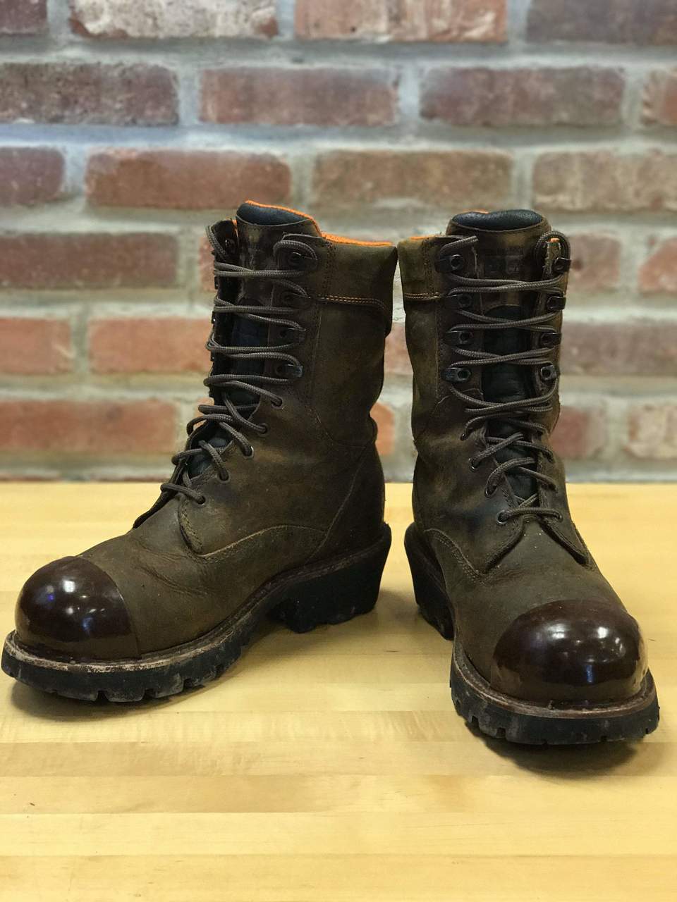 Tuff Toe on Carolina Steel toe Work boots to repair and protect
