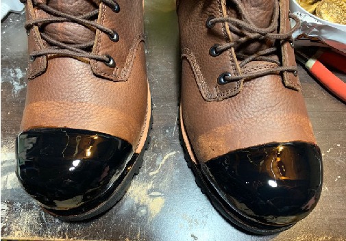 fresh tuff toe leather steel toe boot protection ready for action