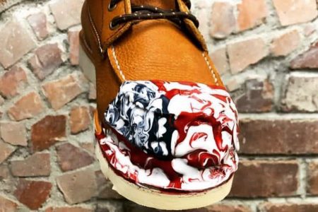 Paint boots usa patriotic