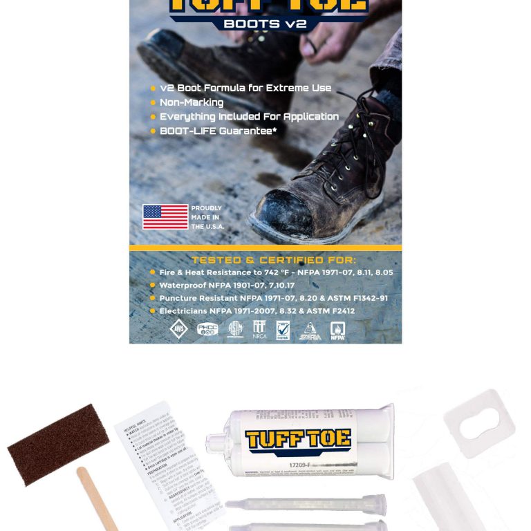 TUFF TOE Work Boot Toe Protection & Repair Tuff Toe